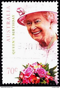 AUSTRALIA 2014 QEII 70c Multicoloured, Queen Elizabeth's Birthday FU