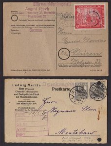 Germany 2 old Postal Card