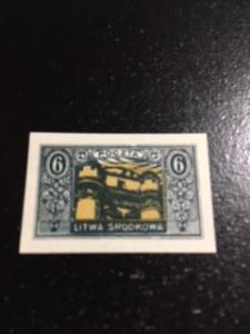 Central Lithuania sc 40 MH imperf