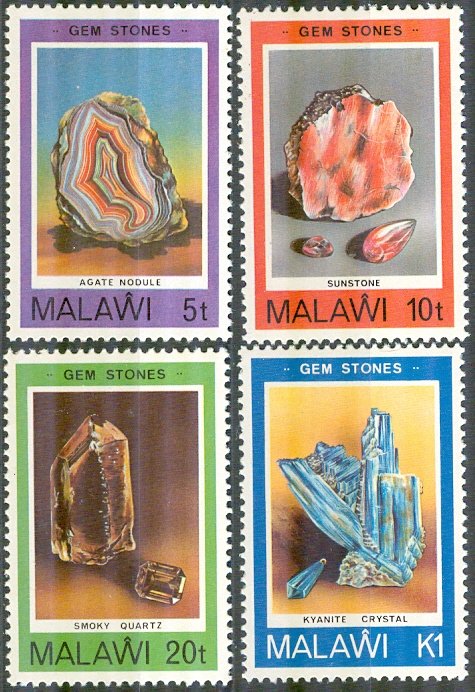 Malawi 1980 Mineral set/4 #370-3 MNH