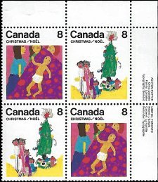 CANADA   # 677a MNH UPPER RIGHT PLATE BLOCK  (2)