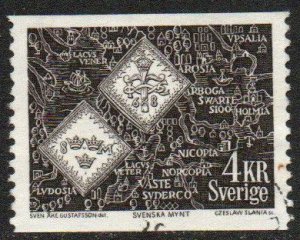 Sweden Sc #754 Used