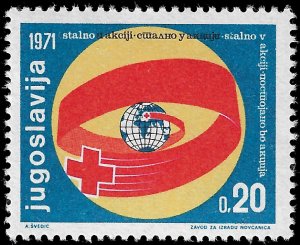 Yugoslavia 1971 Sc RA39 MNH vf Red Cross postal tax stamp