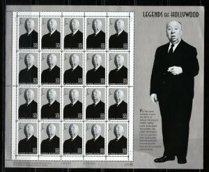 UNITED STATES SCOTT#3226 ALFRED HITCHCOCK  SHEET OF TWENTY MINT NEVER HINGED