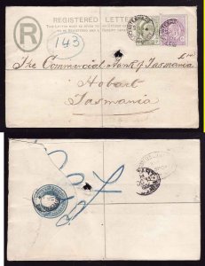 Cape of Good Hope South Africa cover #14281-Uitenhage Sp 14 1904-reg'd l...