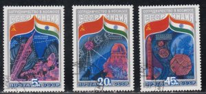 Russia # 5241-5243, Intercosmos Program, Used, 1/3 Cat.