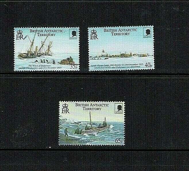 British Antarctic Territory: 2000 Shackleton's Trans-Antarctic Exped.  MNH set