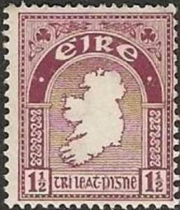  Ireland 1941 Scott 108 Map MNH