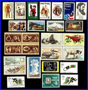 US 1972 Complete Commemorative Year Set OG MNH 