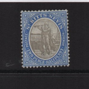 St Kitts & Nevis 1903 SG4 2d1/2d  CA watermark - mounted mint