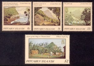 Pitcairn Islands Sc# 249-52 MNH Paintings