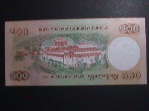 ​BHUTAN-2011-500 NGULTRUM UNCIRCULATED CURRENCY-VF WE SHIP TO WORLD WIDE