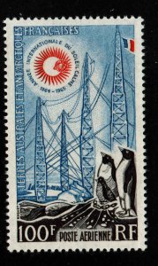 FSAT TAAF Scott C6 MNH** Radio Towers Adelie Penguines stamp