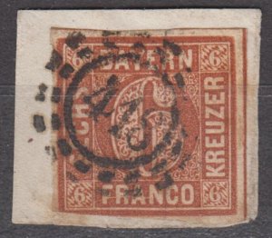 Germany Bavaria Scott #5 1850 Used