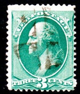 SC# 207 - (3c) - Washington, blue green