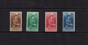 New Zealand: 1953, Queen on Horseback, high value definitives, MNH