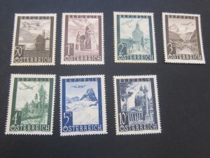 Austria 1947 Sc C47-53 set MNH