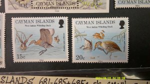 Cayman Islands 1994 Scott# 681-685, 685a complete set of 5 + Souvenir Sheet