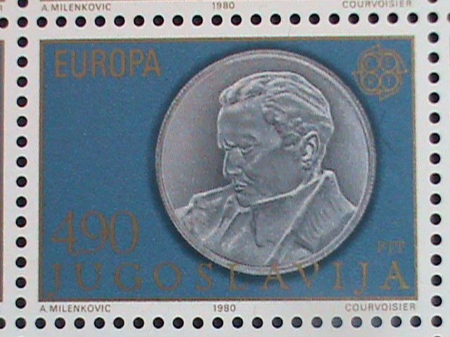 ​YUGOSALAVIA-1980 SC#1467:MARSHAL TITO BY ANTUN AUGUSTINCIC MNH SHEET -VF