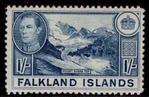 FALKLAND ISLANDS GVI SG158b, 1s dull blue, M MINT. Cat £38.