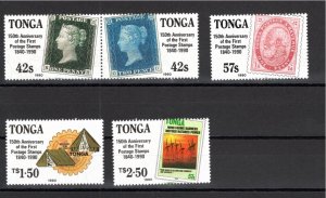 Tonga 1990 MNH Sc 739-43