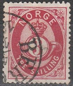 Norway #18  F-VF  Used  CV $35.00  (A14434)