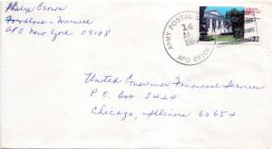 United States A.P.O.'s 22c Arkansas Statehood 1986 Army Postal Service APO 09...