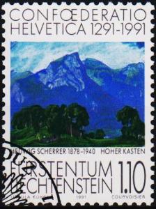 Liechtenstein.1991 1f10  S.G.1017 Fine Used