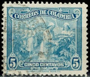 Colombia; 1949: Sc. # 574: Used Cpl. Set