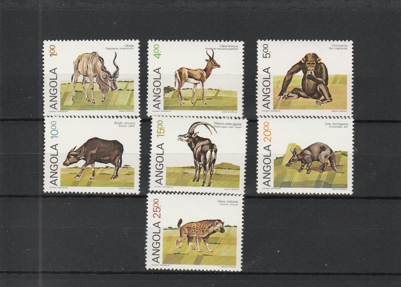 Angola  Scott#  689-695  MNH  (1984 Local Animals)