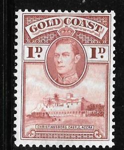 Gold Coast 116a: 1p King George VI, MH, VF