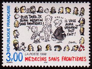 France SG#3546 Mint - 1998 3f.  - Children, Doctor