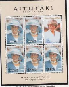 AITUTAKI 522  MNH SHEET