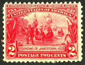 U.S. #329 MINT OG HR