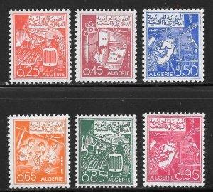 Algeria Scott 324, 326-330 MNHOG - 1964 Trades and Labor Issue - SCV $5.60