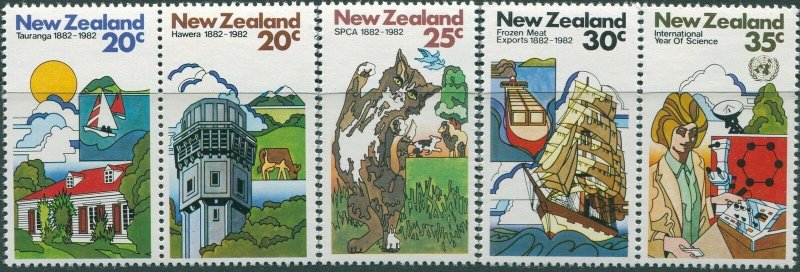 New Zealand 1981 SG1256-1260 Commemoratives set MLH