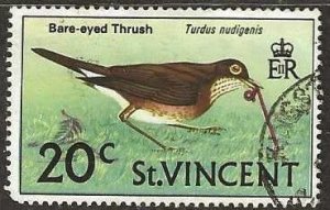 St Vincent 289 used. 1970. Birds (S1319)