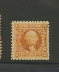 #115-E2d, Plate 1869 essay. F/VF, gummed. Crowe cert. CV $ 200.00