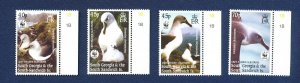 SOUTH GEORGIA - # 290-293; SG 353/6  - MNH -  WWF, Albatross Bird - 2003