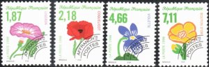 France 2666A-D - Mint-NH - Flowers (1998) (cv $6.95)