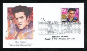 US 2721 American Music, Elvis Presley UA Fleetwood cachet FDC