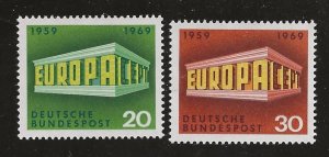 GERMANY SC #  1018 - 9   MNH