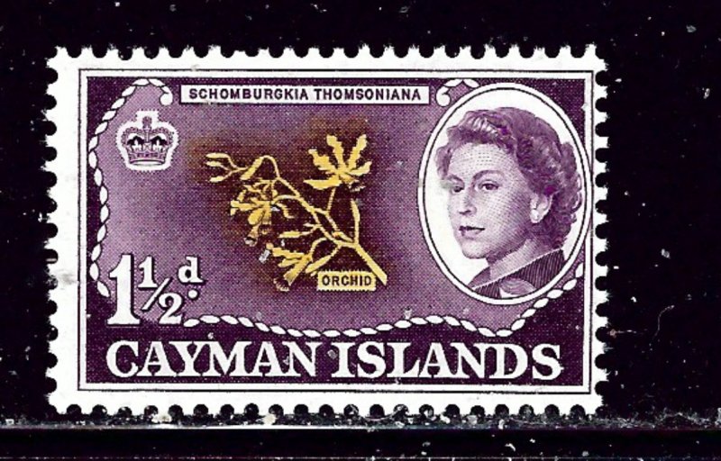 Cayman Is 155 MNH 1962 Orchid