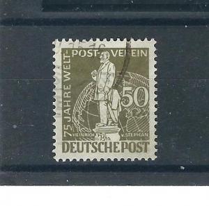 Germany Berlin 9N38 Mi 38 50pf Brn Olive Used VF 1949 SCV $37.50