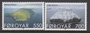 Faroe Islands 439-440 MNH VF