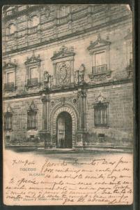 Spain 1904 Alcázar quarterdeck Architecture Used View Post Card # 1454-120