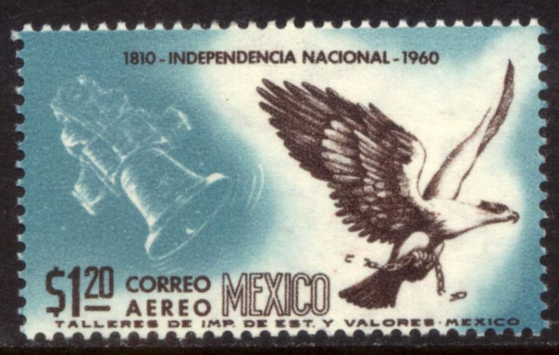 MEXICO C251, $1.20P Sesquicent Mexican Independence. UNUSED, H OG. VF.