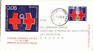 Yugoslavia, Worldwide First Day Cover, Red Cross