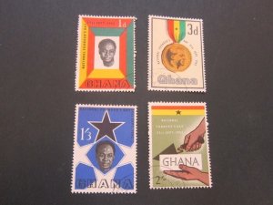 Ghana 1962 Sc 124-7 set FU