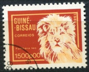 Guinea-Bissau Sc#864 Used, 1500p multi, Animals (1989) (1989)